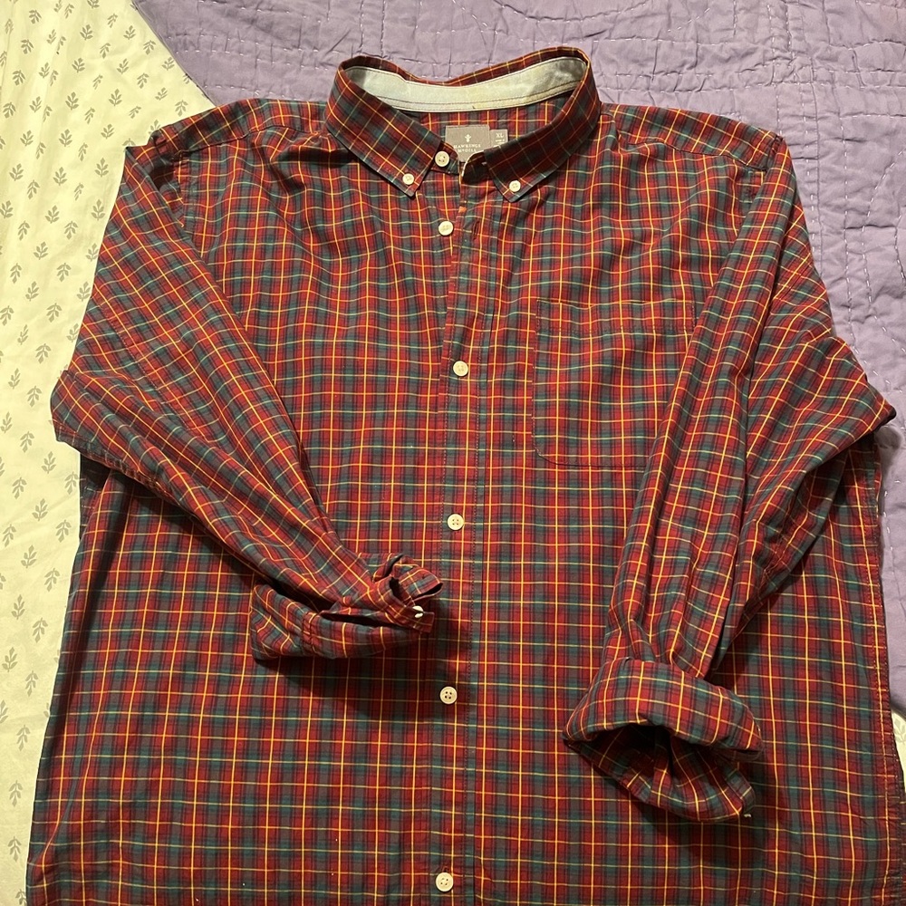 Hawkins McGill XL Red Button Down Shirt